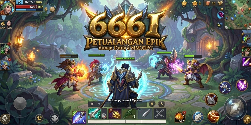 Tampilan menakjubkan dari gameplay MMORPG 666I.