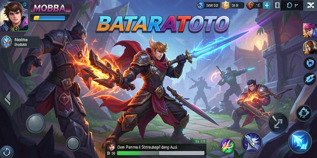 Tangkapan layar dari gameplay intens BATARATOTO yang menunjukkan aksi seru.