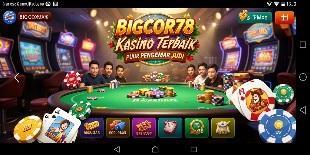Screenshot utama BIGCOR78 menampilkan gameplay Kasino yang seru dan menarik.
