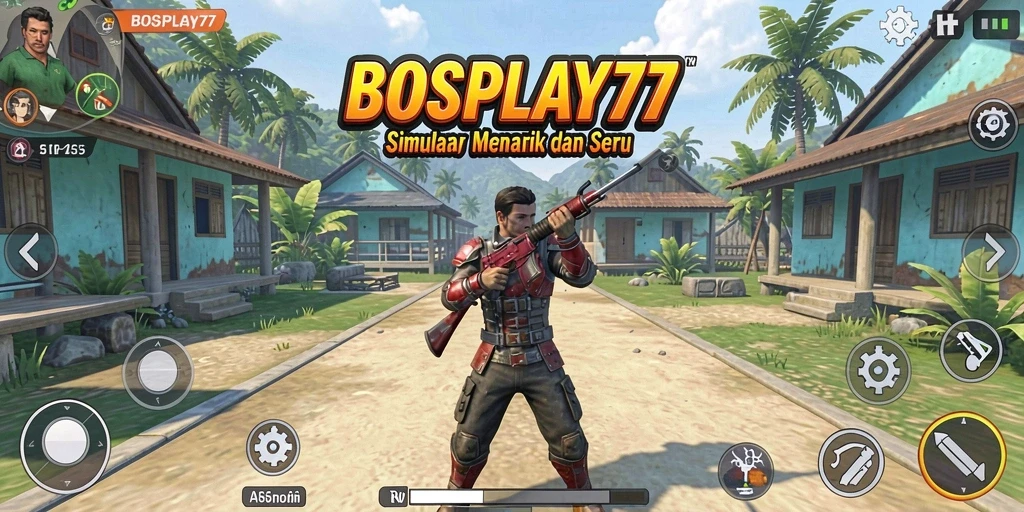 Tangkapan layar gameplay <strong>BOSPLAY77</strong> menunjukkan momen seru saat menjalankan simulasi.
