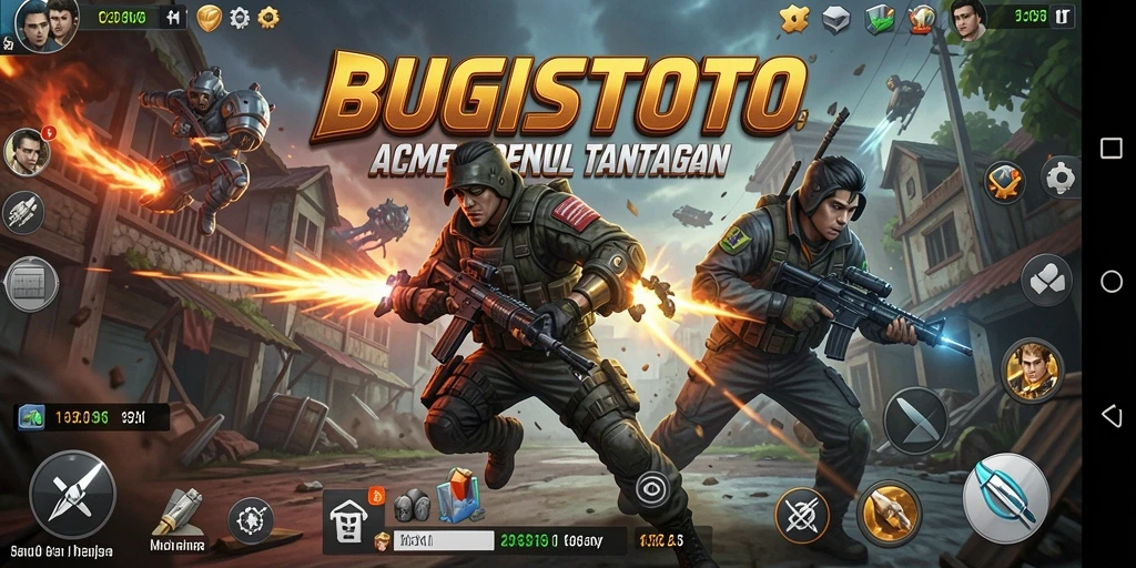 Tangkapan layar utama dari gameplay aksi BUGISTOTO yang mendebarkan.