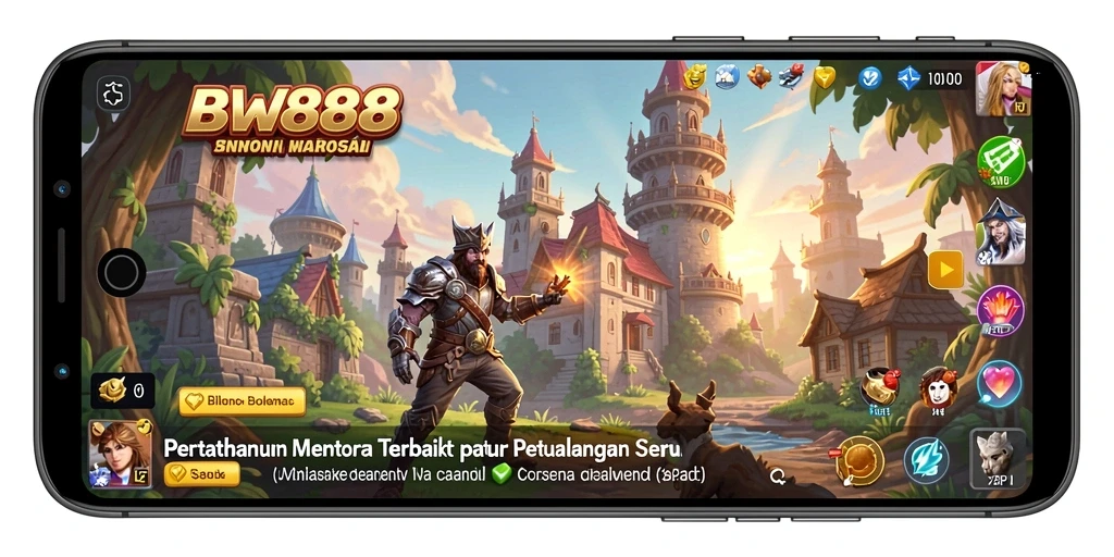 Tampilan mendebarkan dari gameplay Tower Defense BW888 dengan strategi yang menantang.
