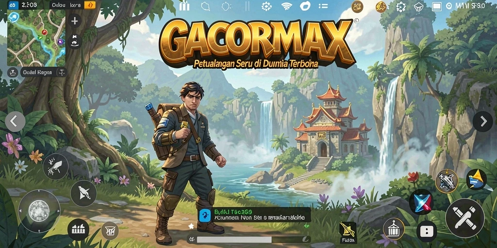 Gameplay GACORMAX yang menakjubkan dalam dunia terbuka.