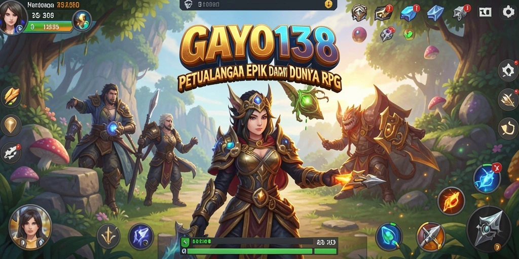Tampilan gameplay RPG GAYO138 yang menakjubkan dan penuh aksi.
