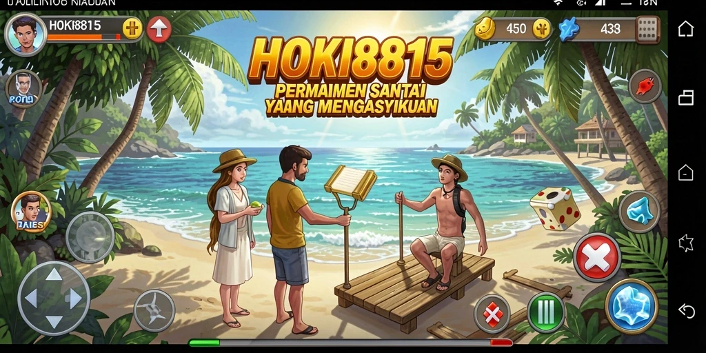 Screenshot gameplay HOKI8815 yang menampilkan keseruan permainan santai.