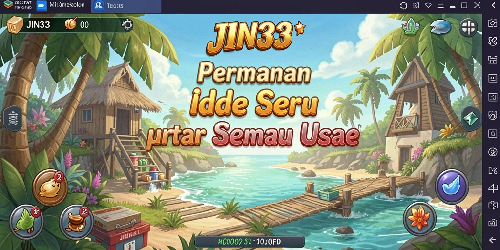 Tampilan gameplay menarik dan interaktif dari JIN33.