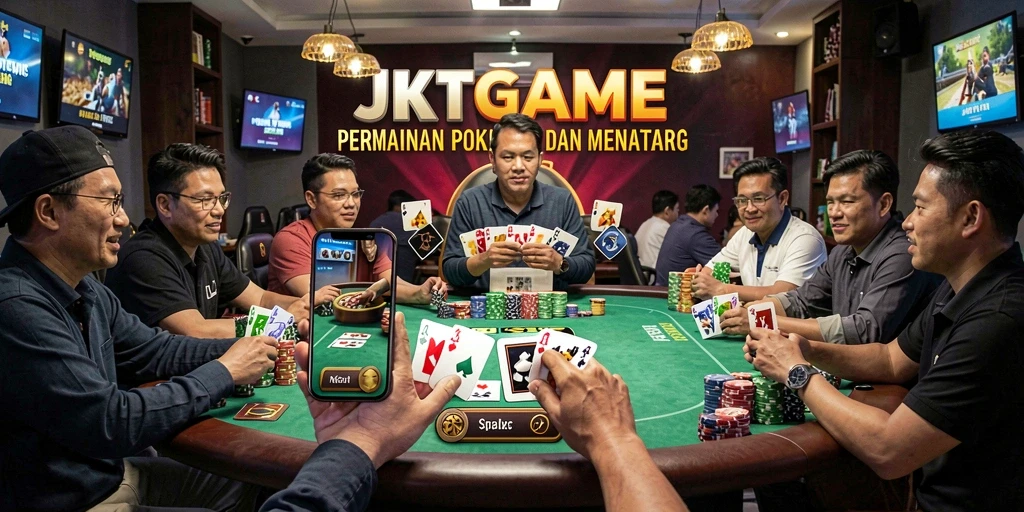 Tampilan menarik dalam gameplay Poker JKTGAME yang menegangkan.