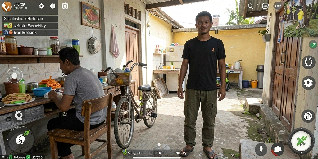 Gameplay menarik di dunia simulasi penuh warna.