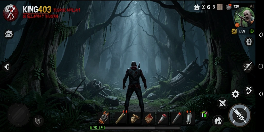 Pengalaman gameplay menegangkan dan penuh kegelapan di KING403.