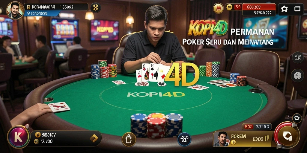 Tampilan gameplay KOPI4D yang mendebarkan dan interaktif.