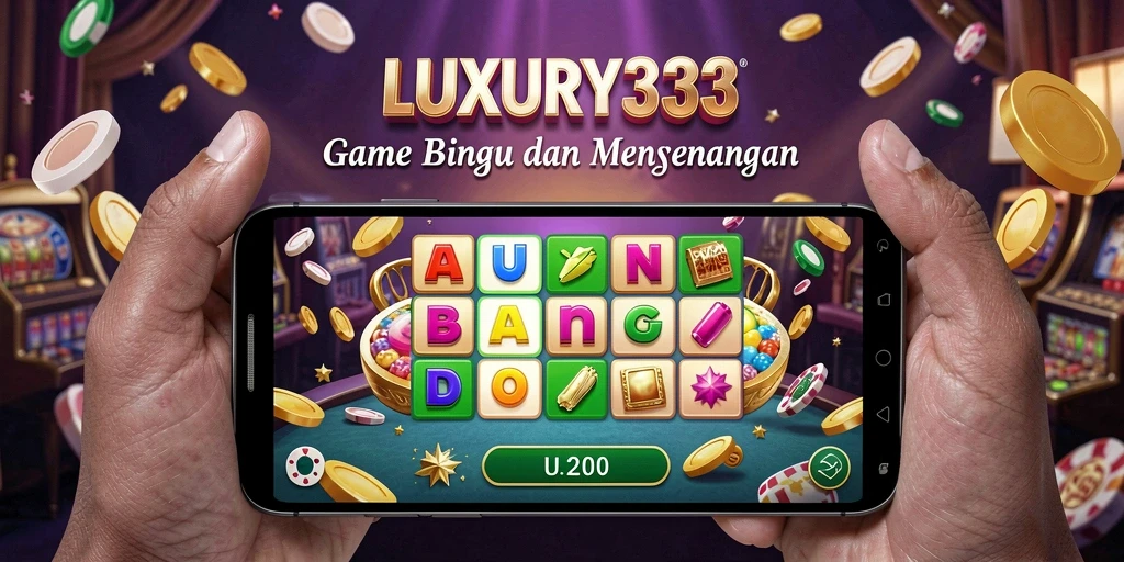 Tampilan menarik dari gameplay Bingo di LUXURY333