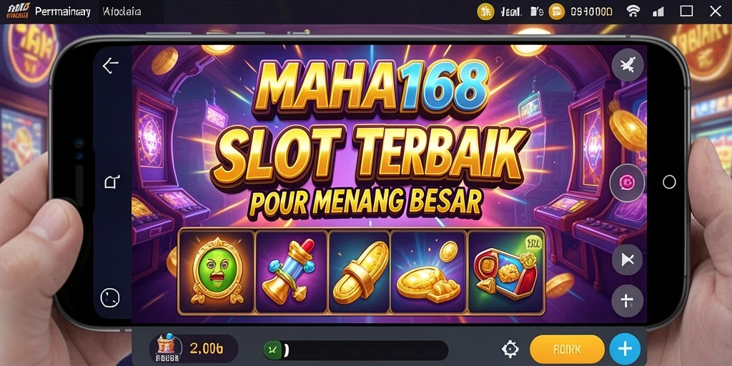 Tampilan menawan dari gameplay slot di MAHA168 dengan grafis yang mengesankan.