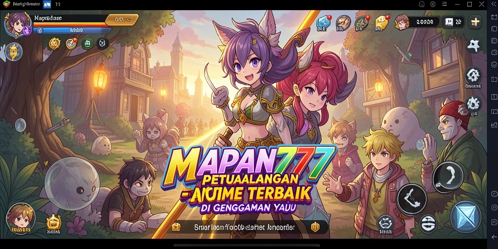 Tampilan gameplay MAPAN777 yang menakjubkan dalam dunia Anime.