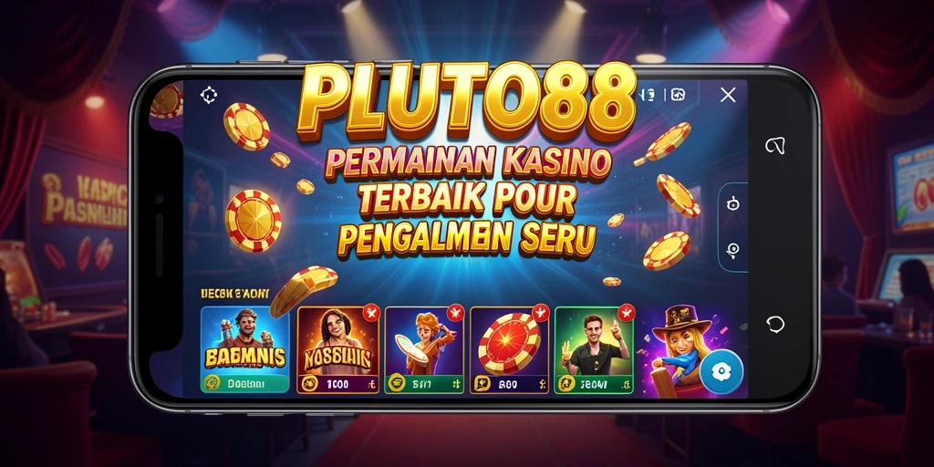 Gameplay menarik PLUTO88 dengan berbagai permainan Kasino yang seru.