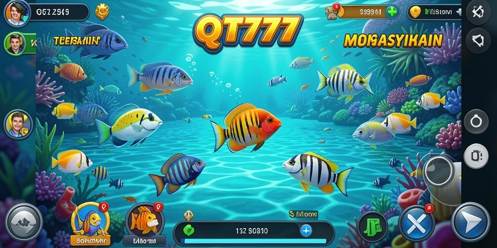 Screenshot permainan Tembak Ikan QT777 yang mengasyikkan.