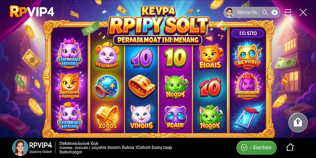 Tampilan gameplay RPVIP4 yang menegangkan dan penuh warna.