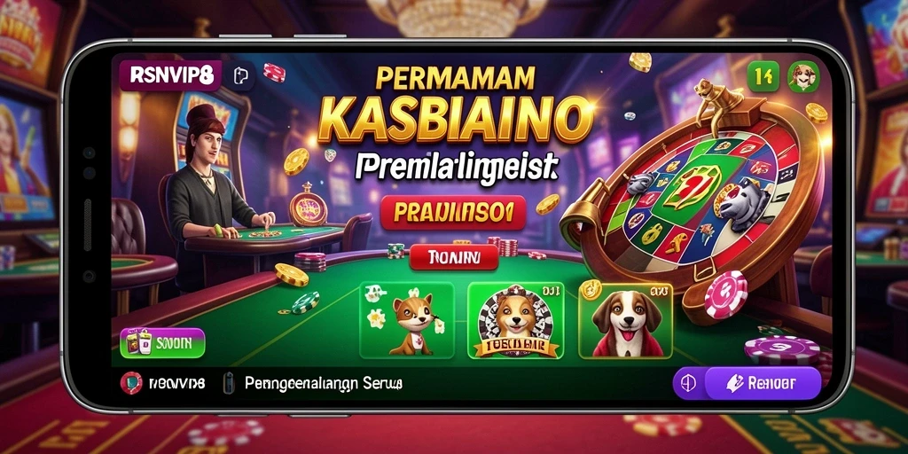 Tangkapan layar RSNVIP8 menampilkan suasana permainan Kasino yang mengasyikkan.