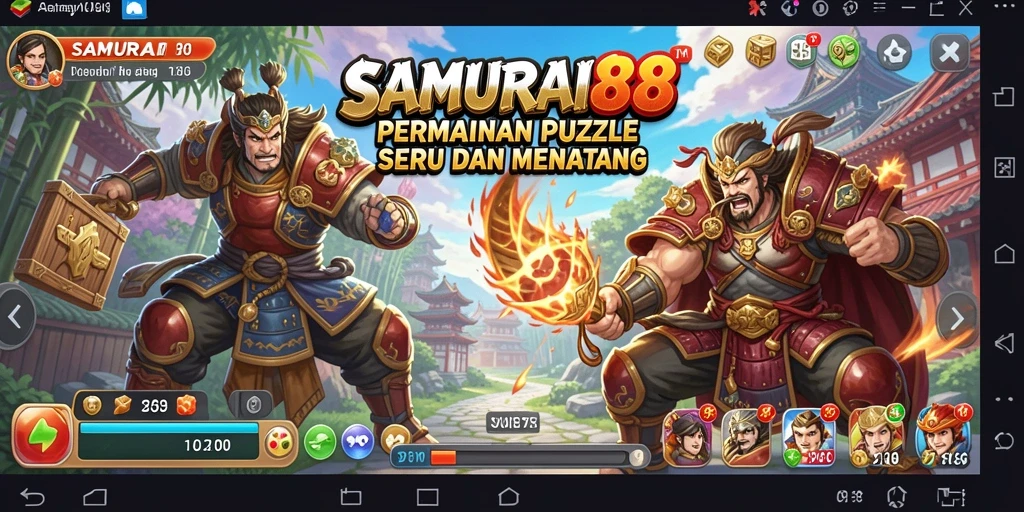 Tampilan gameplay SAMURAI88 yang penuh tantangan dan keseruan.