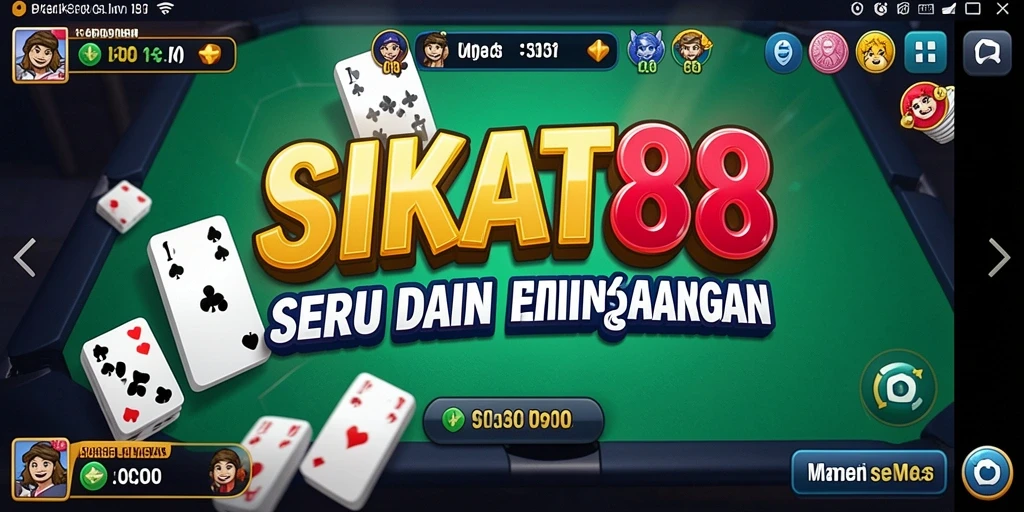 Tampilan gameplay seru dan interaktif dalam SIKAT88.