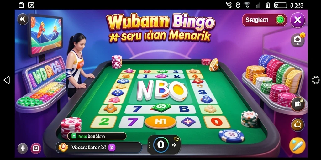Tangkapan layar utama WDBOS menampilkan aksi seru dalam permainan Bingo.